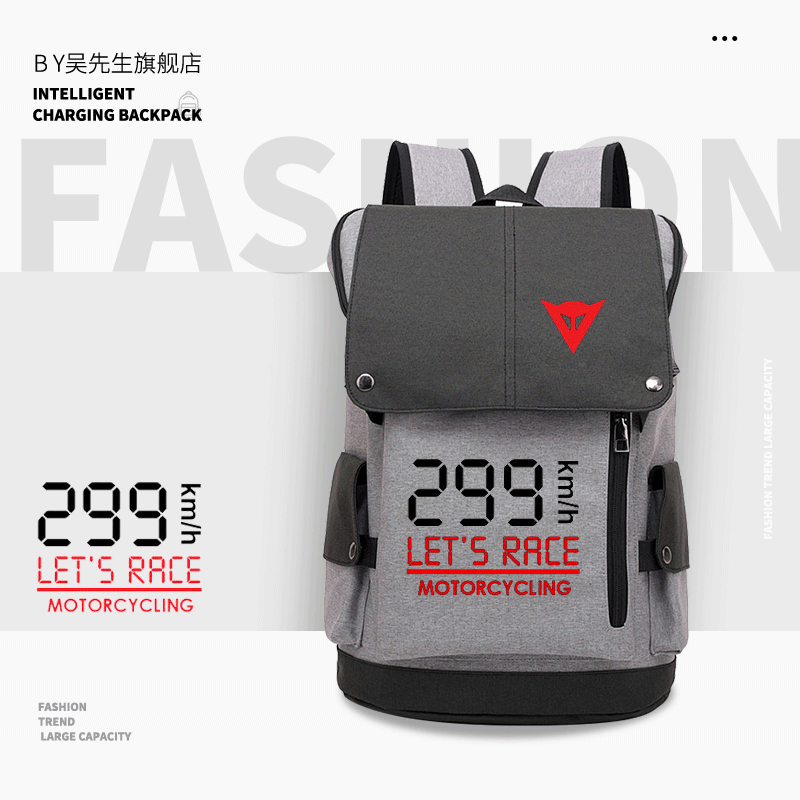 丹尼斯时速299km机车骑行斜挎包 吴先生双肩背包