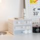Dormitory desktop matte multi-layer drawer storage box