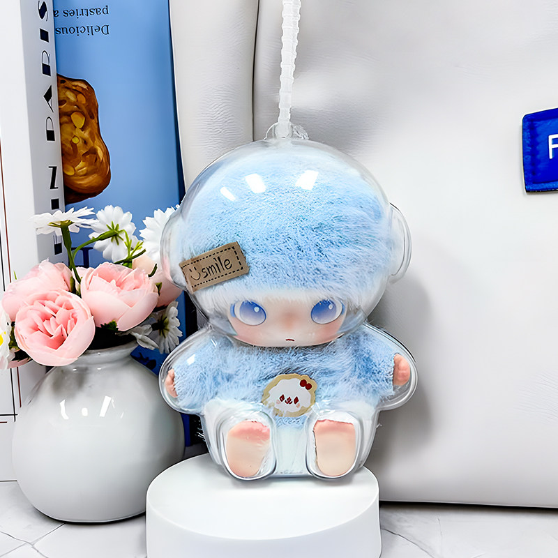 dimoo新生日记保护壳亚克力遛娃包保护套搪胶娃娃防尘收纳保护罩,淘宝优惠券,粉丝福利购,淘宝优惠卷