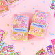 Pony Rourou Princess Landscaping Sticker Collage Card Collection Blind Box Peripheral Cards Quiet Book Girls Toys