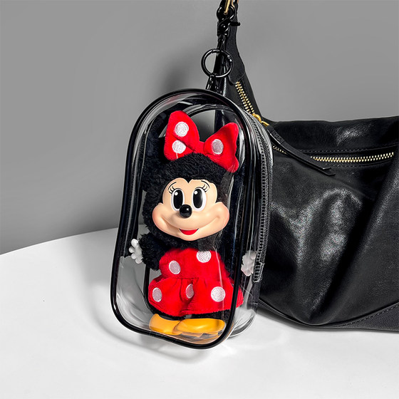 Mickey family cute baby bag protective cover is suitable for Bubble Mart display dustproof storage box protective case