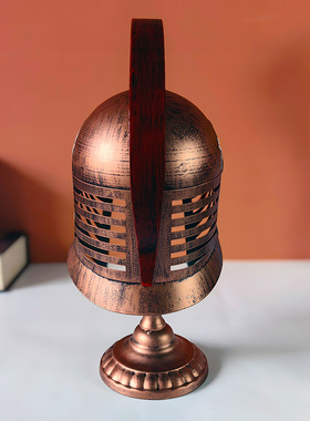 欧式仿真复古罗马勇士头盔模型