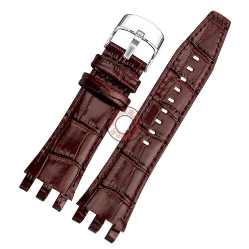 Заменитель Swatch SVG-серия SVGB400 SVGK402 SVGK403 Тройной кожаный ремешок аксессуары 22 мм