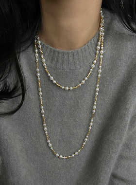 双层叠带新款国风大串加长延长链