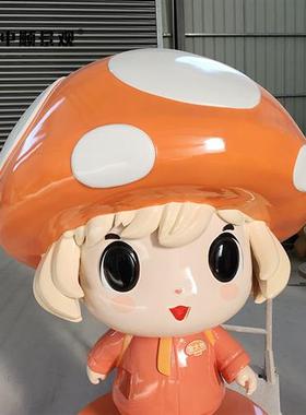 玻璃钢卡通雕塑定制布朗熊现货彩绘人物模型商场美陈摆件生产厂家