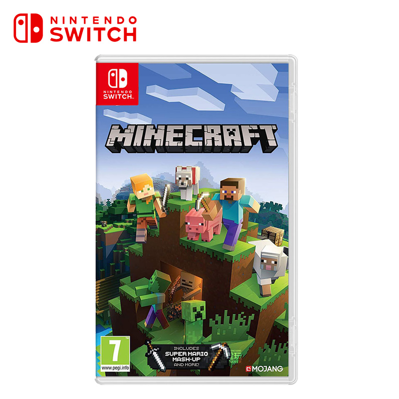 现货全新中文正版 switch双人游戏 我的世界 基岩版 ns游戏卡带 minecraft 沙盒类型 支持1-4人 - 图0