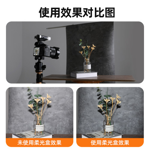 Godox 神牛复古闪光灯柔光罩 适用神牛Lux Senior柔光罩Lux Junior柔光盒 机顶闪光灯柔光器具肥皂盒原装附件_虎窝淘