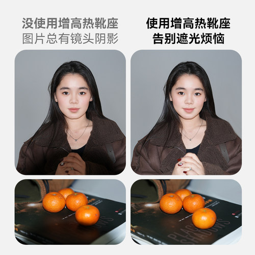 godox神牛TR增高座TTL高速同步适用IT30pro IT20小型闪光灯角度可调节神牛SF-R增高座通用遮光 - 图3
