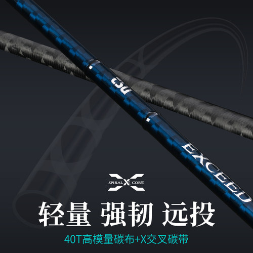 钓之屋 拓硕远投高感度路亚竿2.44/2.75/2.9米M/ML调海鲈翘嘴鱼竿 - 图2