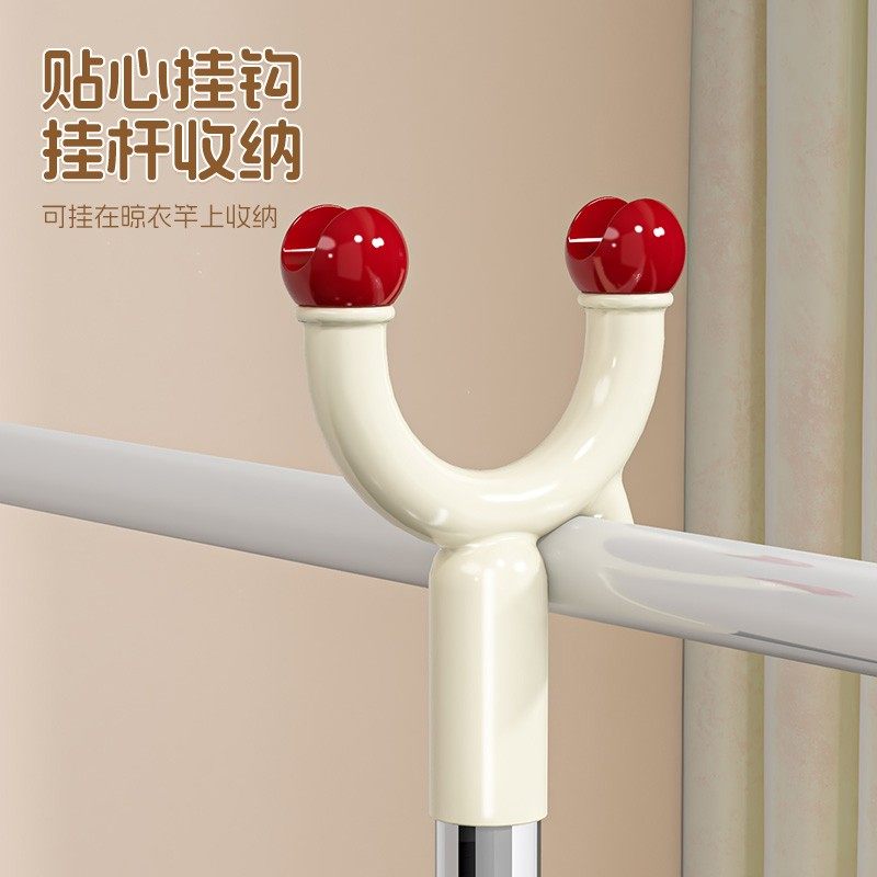 磁吸多巴胺伸缩撑衣杆家用收纳晾衣杆一根叉丫衣架杆子凉取挑衣叉,淘宝优惠券,粉丝福利购,淘宝优惠卷