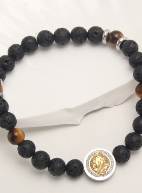 Natural stone hand ornaments obsidian volcanic stone ornamen