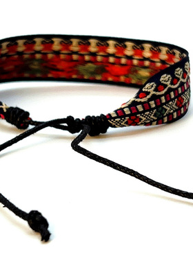 Hand Made Rope Ethnic Style Woven Bracelet Retro Bohemia