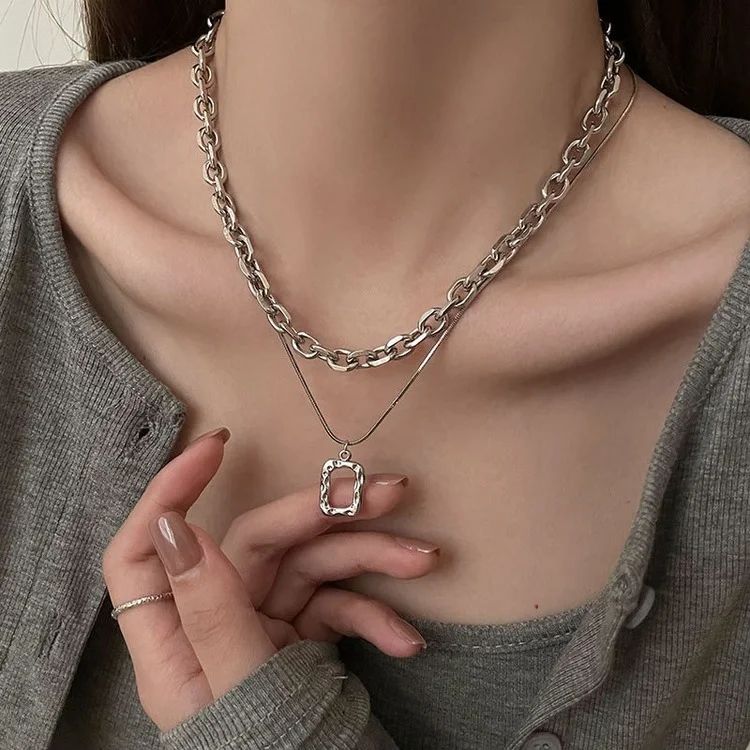 Trendy Hip-hop Light Luxury Niche Sweater Chain Accessories - 图0