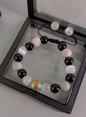 Dark Series Black Onyx Volcanic Stone Beads  Lava Jewelry