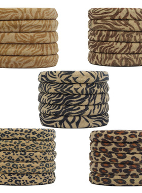 50pcs Seamless Elastic Hair Ties No Damage Ponytail Holders