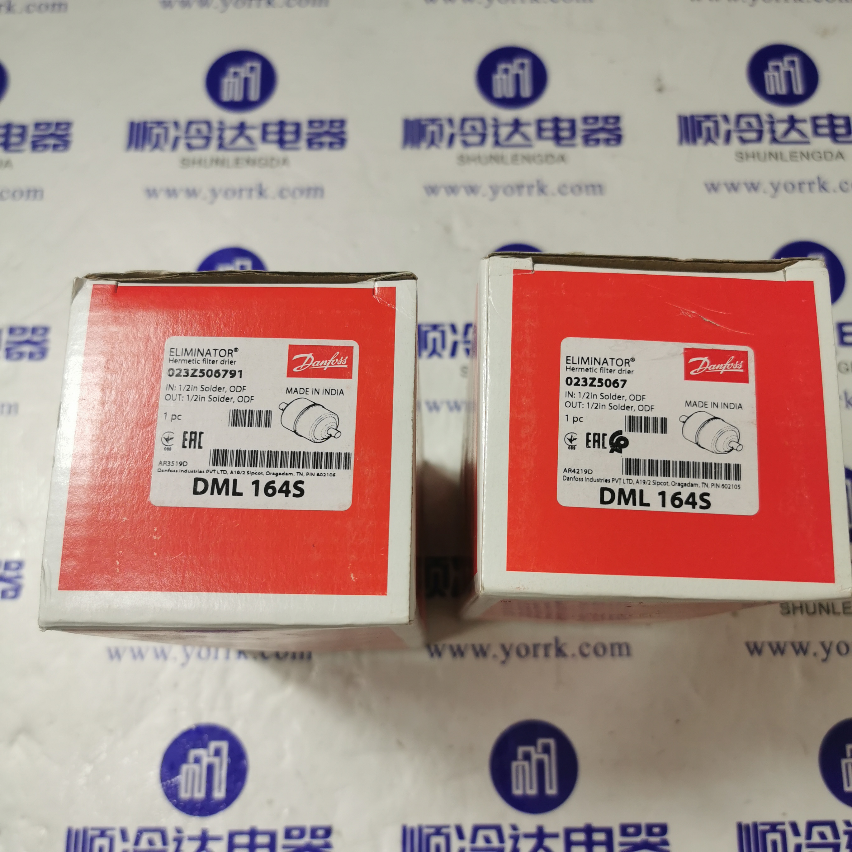 丹佛斯干燥过滤器DANFOSS DML164S 023Z5067 正品 - 图1