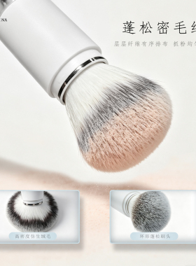 6合1胶囊化妆刷旅行补妆全套刷