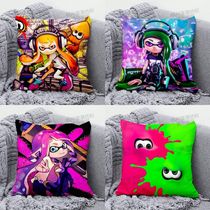 Splatoon Jet Fighters 3 Perimeter Hold Ram Cartoon Game Doll Pillow Spra with the same open back cushion