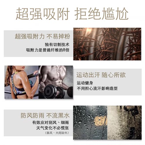 IMPS英派仕头发纤维粉密发增发喷雾补发神器头顶遮盖假发男美发粉 - 图2