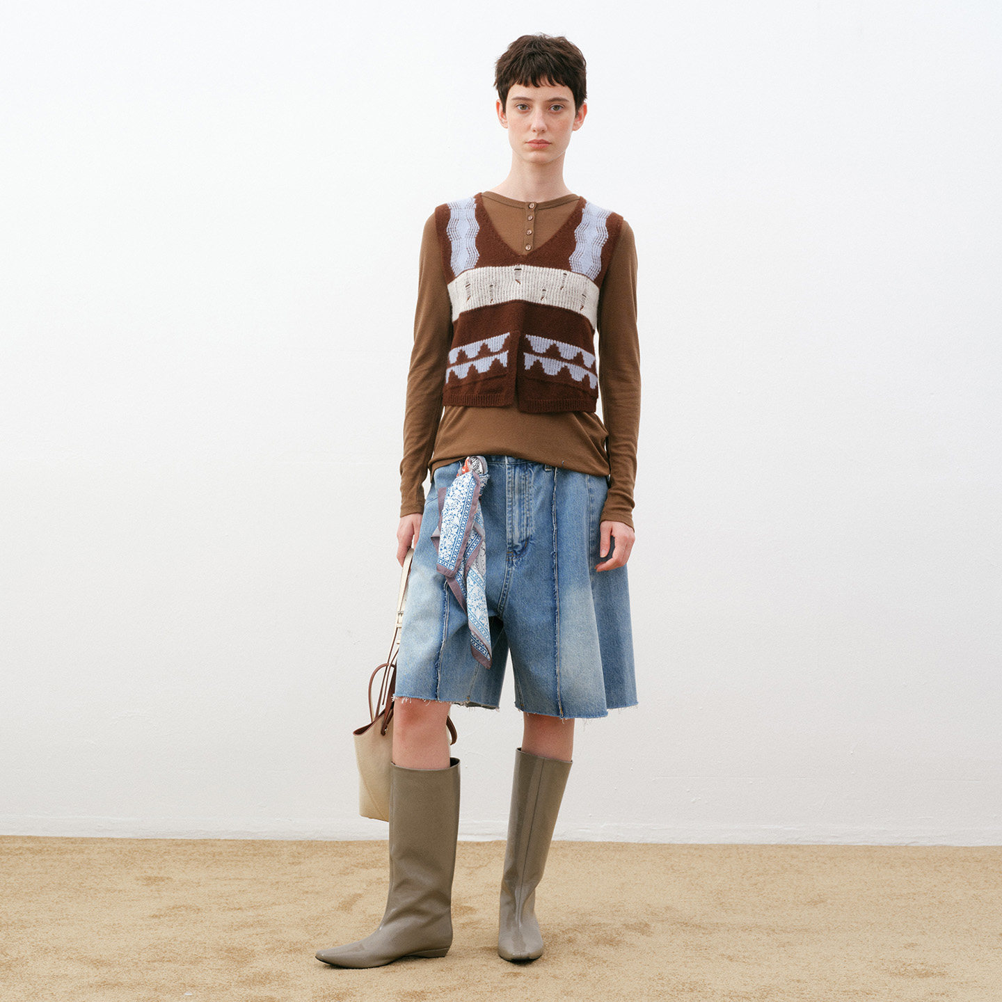 来去LaiQu简约高腰牛仔短裤女宽松直筒五分裤休闲百搭裤子,淘宝优惠券,粉丝福利购,淘宝优惠卷