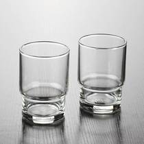 Toilet cup holder wall-mounted standard mug glass frosted mouth cup full copper transparent toothbrushing cup ceramic gargling cup