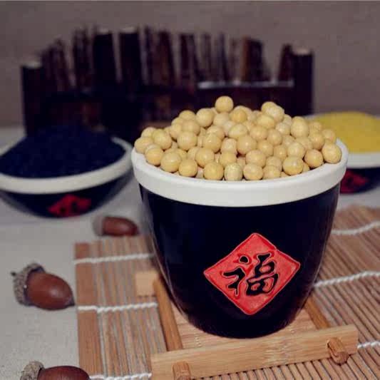 19年新黄豆农家自种500g笨特价大豆 画迈黄豆