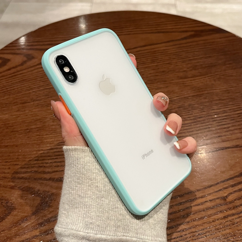 适用iPhoneX手机壳xsmax苹果xr肤感15pro磨砂14半透明13防摔xmas硬壳xmax简约ix10轻薄12mas时尚xsxmax男11女 - 图0