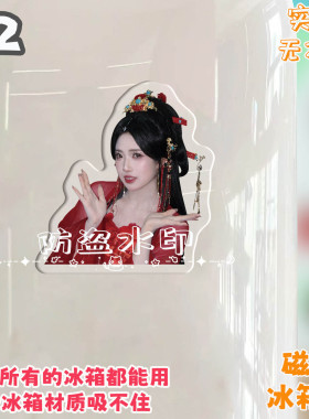 张成君冰箱贴磁吸亚克力