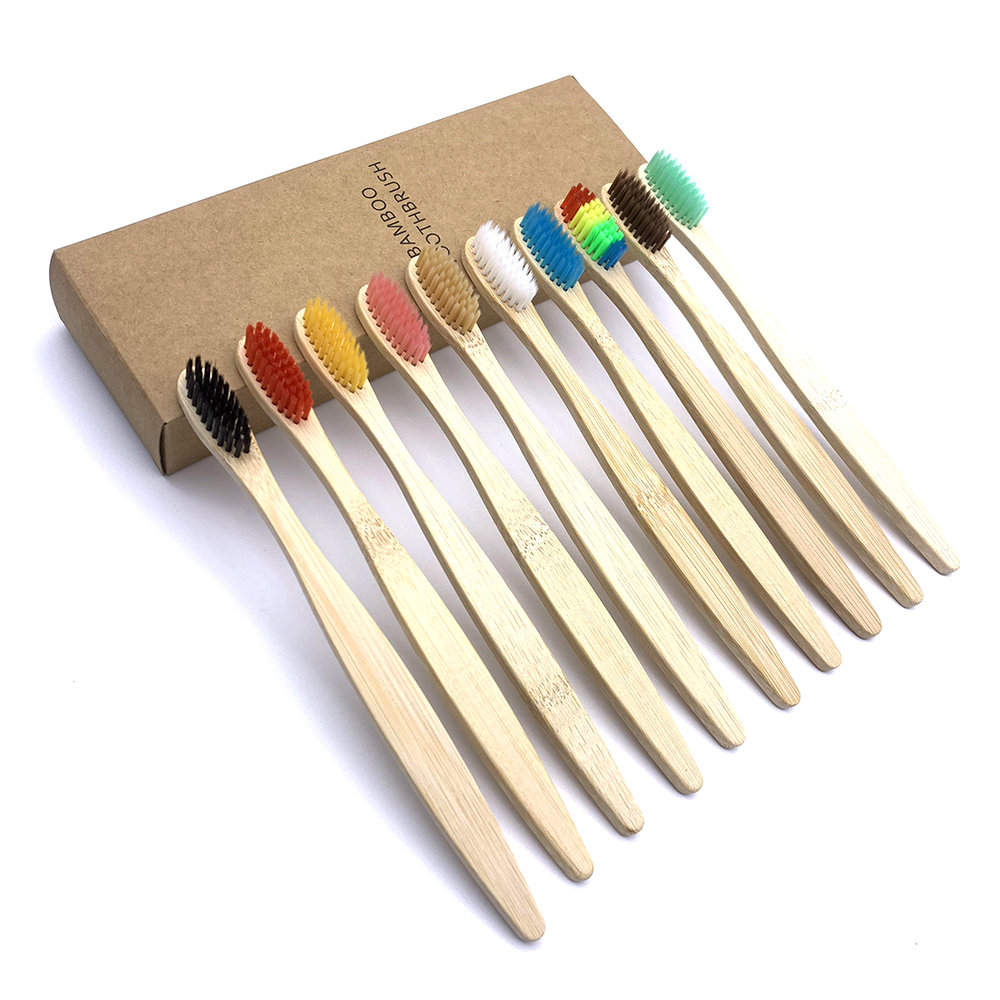 Eco-Friendly Biodegradable Oral Care Healthy Wood Toothbrush-图0