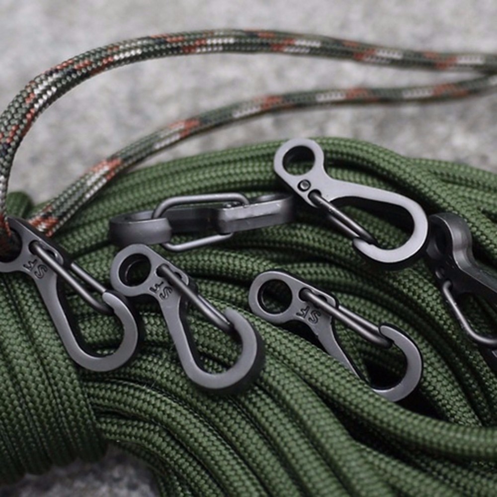 eychain Camping Bottle Hooks Paracord Tactical Survival Gear - 图1