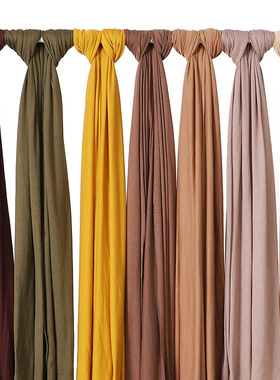 rd modal jersey scarf mercerized cotton breathable headscarf