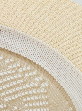 Women's Straw Bucket Hat Summer Sun Visor Hats Seaside Beach