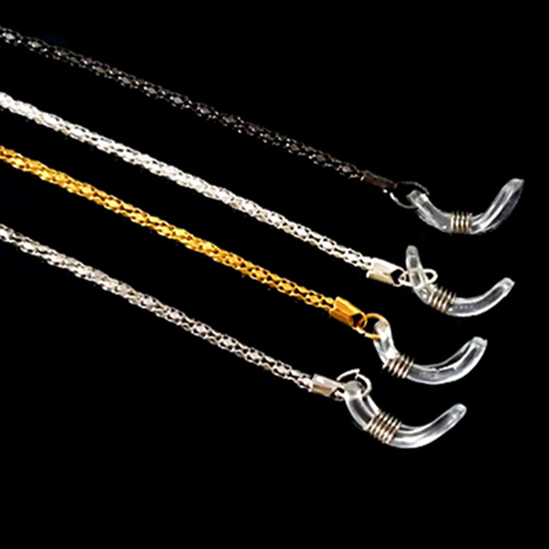 ace Women Men Gold Silver Color Reading Glasses Lanyard Rope - 图1