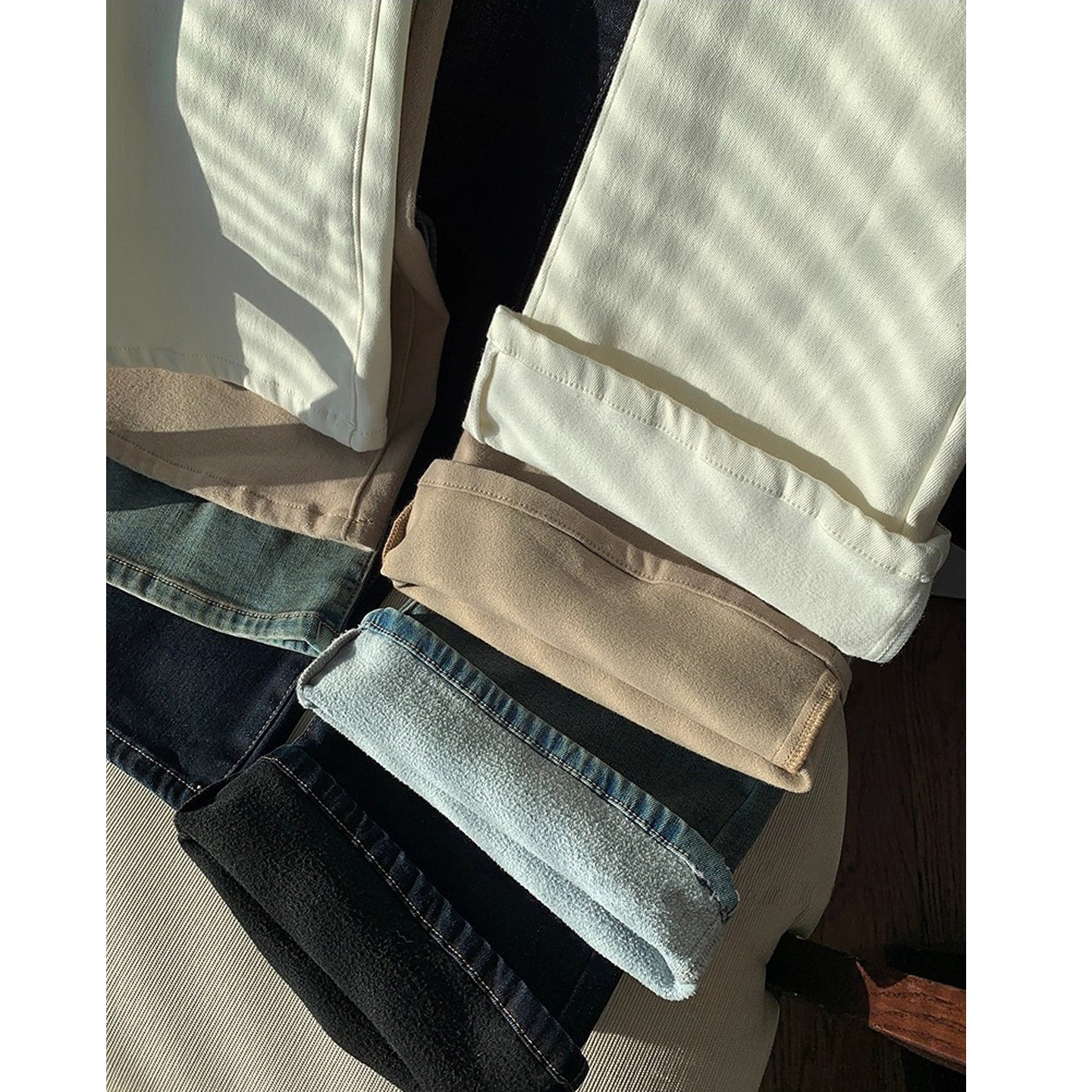 樊樊同款「神裤5.0酒杯腰」常规/小个子版薄绒感微喇牛仔裤+腰带,淘宝优惠券,粉丝福利购,淘宝优惠卷