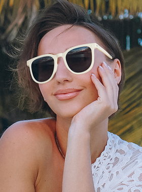 cyxus偏光方圆脸折叠墨镜