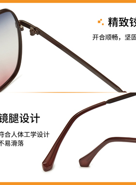 美国Cyxus方形框偏光太阳镜墨镜