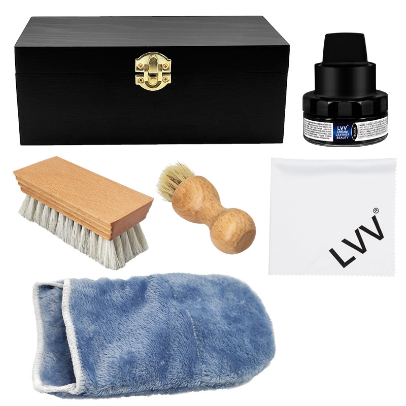套装擦皮鞋保养真皮擦鞋神器皮鞋油 lvv洗护鞋油