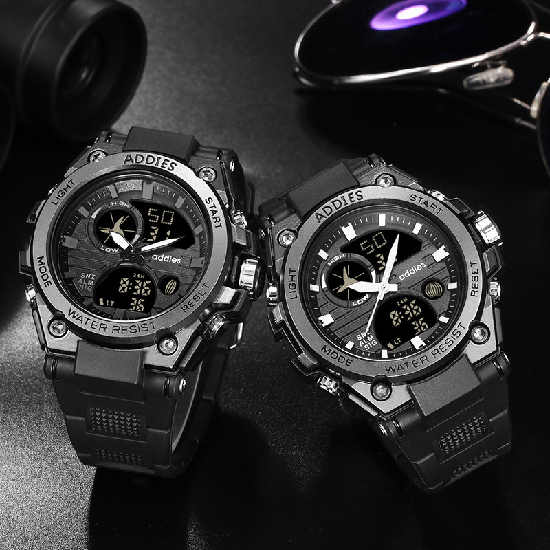 男防水黑科技运动潮流多功能电子表 卡贝伦国产腕表