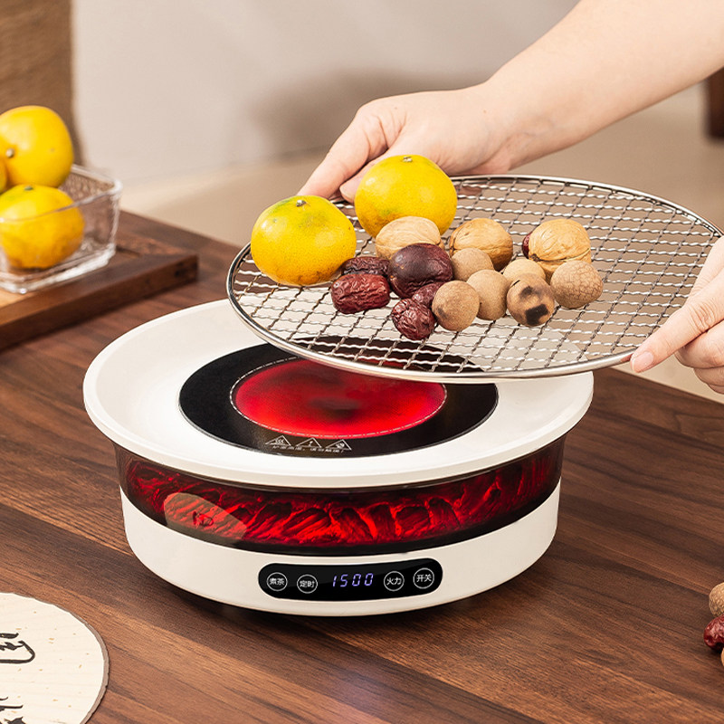 围炉煮茶烤火炉套装2026新款煮茶器具玻璃煮茶壶室内电陶炉煮茶炉,淘宝优惠券,粉丝福利购,淘宝优惠卷