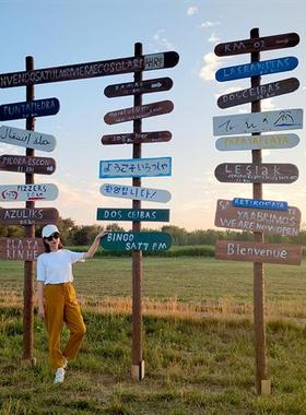 网红打卡拍照玻璃钢云朵秋千座椅雕塑指示牌大提琴爱心装饰品摆件