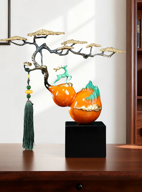 招财铜葫芦摆件乔迁新居礼品