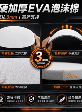 防晒衣帽帽檐片支撑eva加硬泡沫帽沿棉帽DIY定型内胆辅料配件