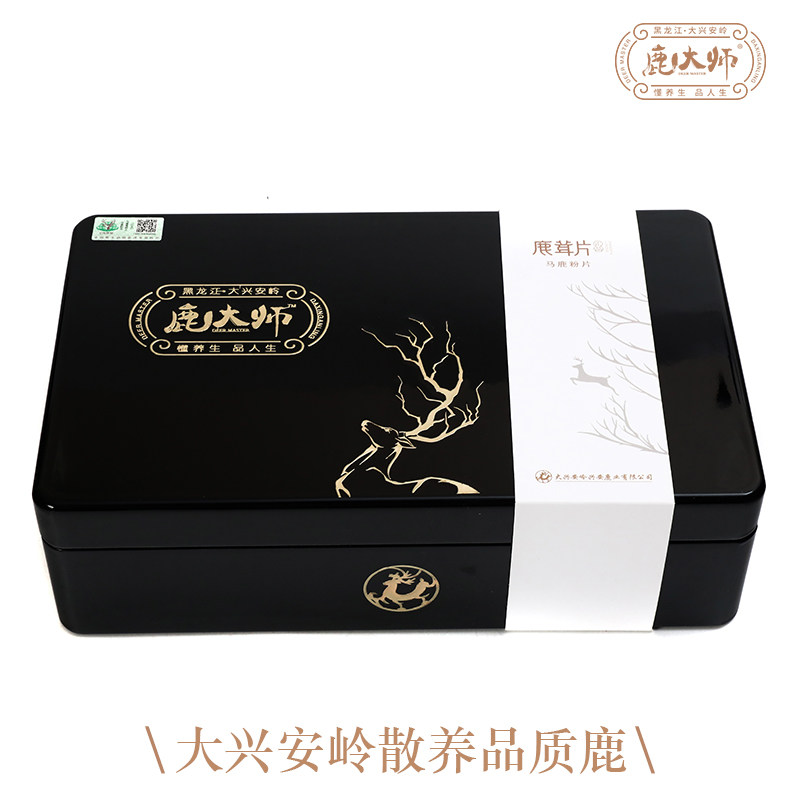 鹿大师马鹿茸片粉片非鹿鞭滋补药材 鹿大师鹿制膏/鹿制品