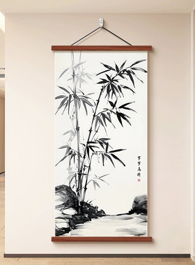 新中式节节高升玄关挂画