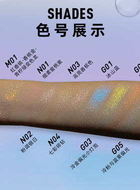 kaleidos花镜变色龙高光小样