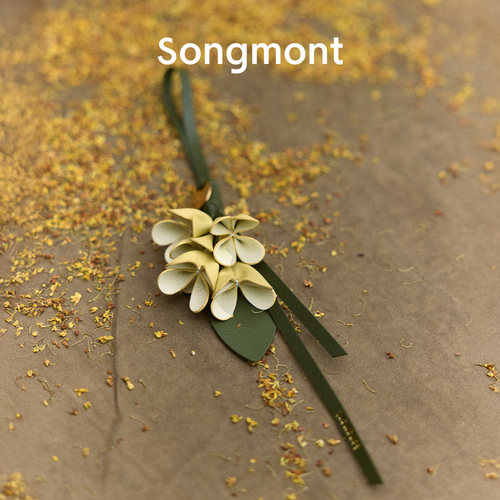 Songmont山下有松摘金桂挂件国风包挂设计师款时尚配饰新中式 - 图0