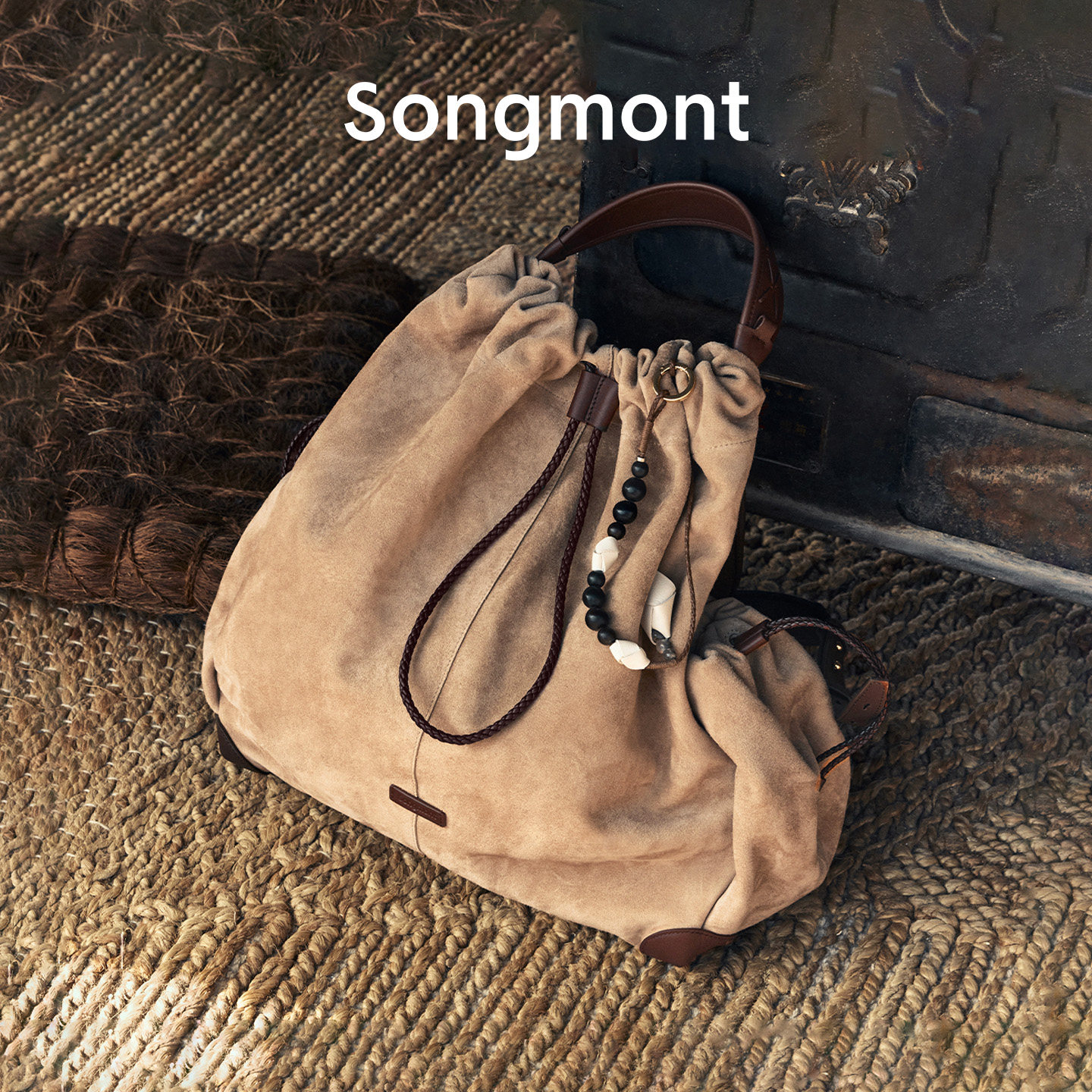 【李娜同款】Songmont山下有松百纳双肩羊猄皮大容量通勤电脑背包,淘宝优惠券,粉丝福利购,淘宝优惠卷