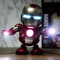 Electric singing and dancing Iron Man Robot Toys children boys 0 1 year old 2 girls baby 3 boys