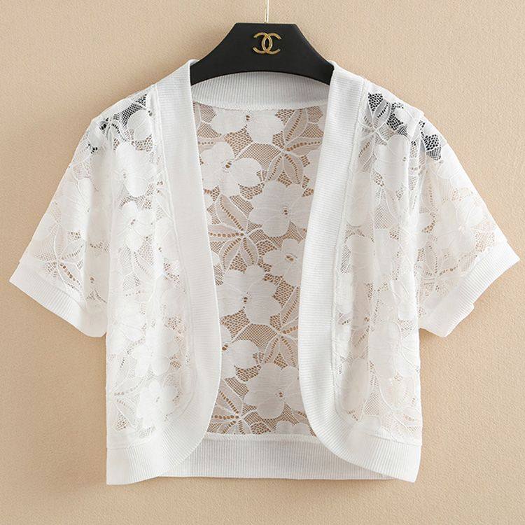  栗颜蕾丝衫/雪纺衫