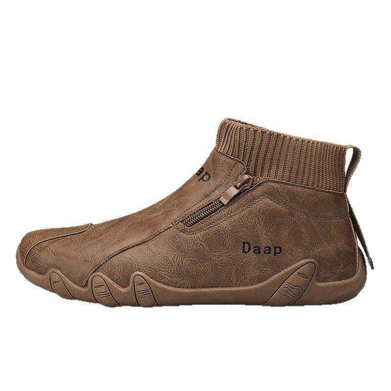 买一送一冬季新款加绒加厚雪地鞋皮面潮鞋舒适高帮防水软底马丁靴,淘宝优惠券,粉丝福利购,淘宝优惠卷